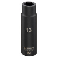 DeWALT nástrčný kľúč dlhý Impact 1/2" 13mm