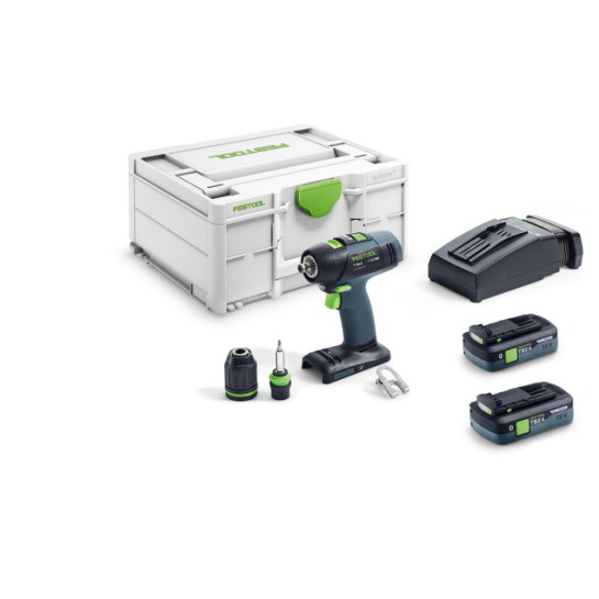 Festool T 18+3 TBX 4,0 I-Plus akumulátorový vŕtací skrutkovač