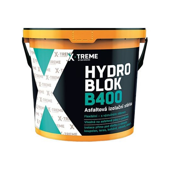 DEN BRAVEN Hydroblok B400 asfaltová izolačná stierka 5kg