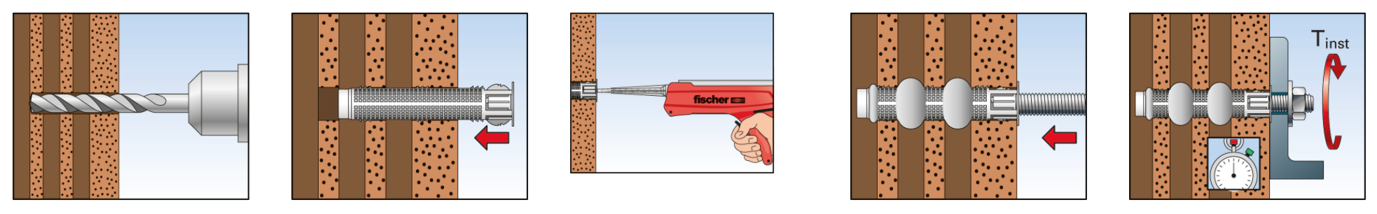 Fischer FIS H K montaz