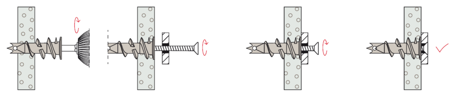 Fischer GKM montáž